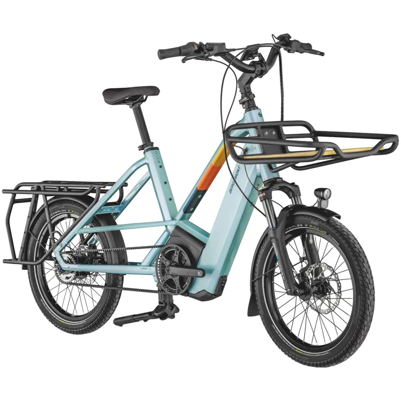 Bergamont Hans-E LT Electric Urban Bike 2025 in Shiny Glazy Blue-1