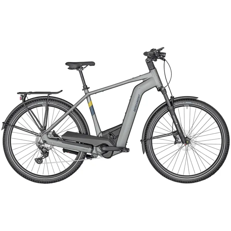 Balfes Bikes EX DISPLAY Bergamont E-Horizon Premium SUV Gent 750 Wh Electric Hybrid Bike Size 52 2025 in Matt Chrome Silver | Free postage over £30, £10 off first order, price match & 0% finance.