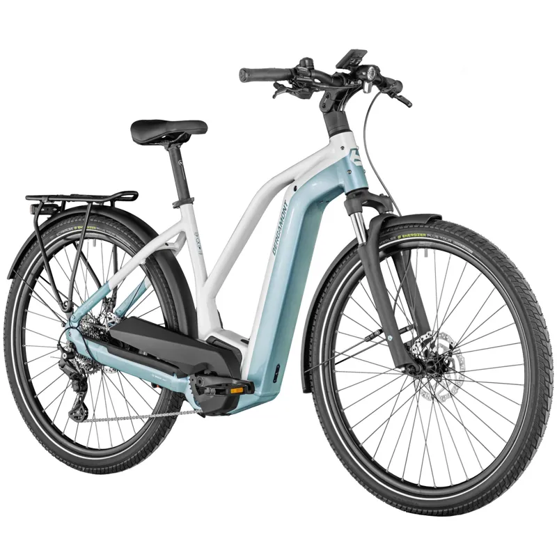 Bergamont E-Horizon Edition LTD Lady Electric Hybrid Bike 2025 in White/Blue-1