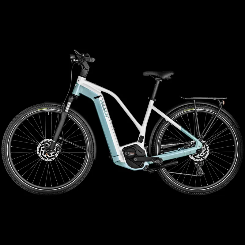 Bergamont E-Horizon Edition LTD Lady Electric Hybrid Bike 2025 in White/Blue-3