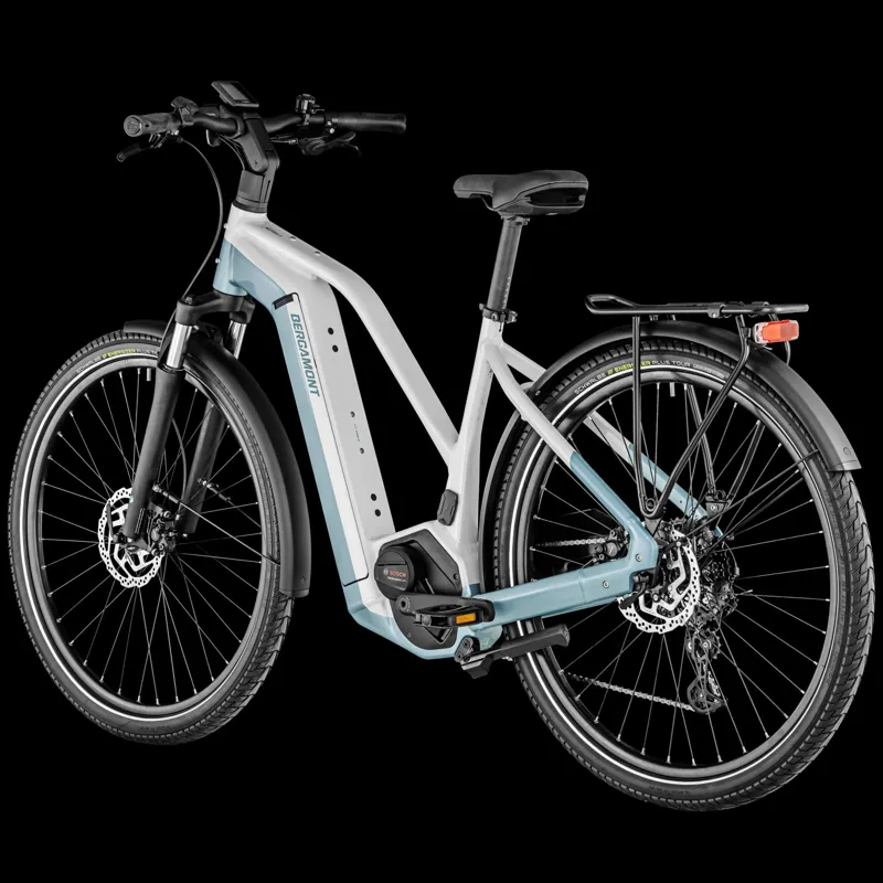 Bergamont E-Horizon Edition LTD Lady Electric Hybrid Bike 2025 in White/Blue-4