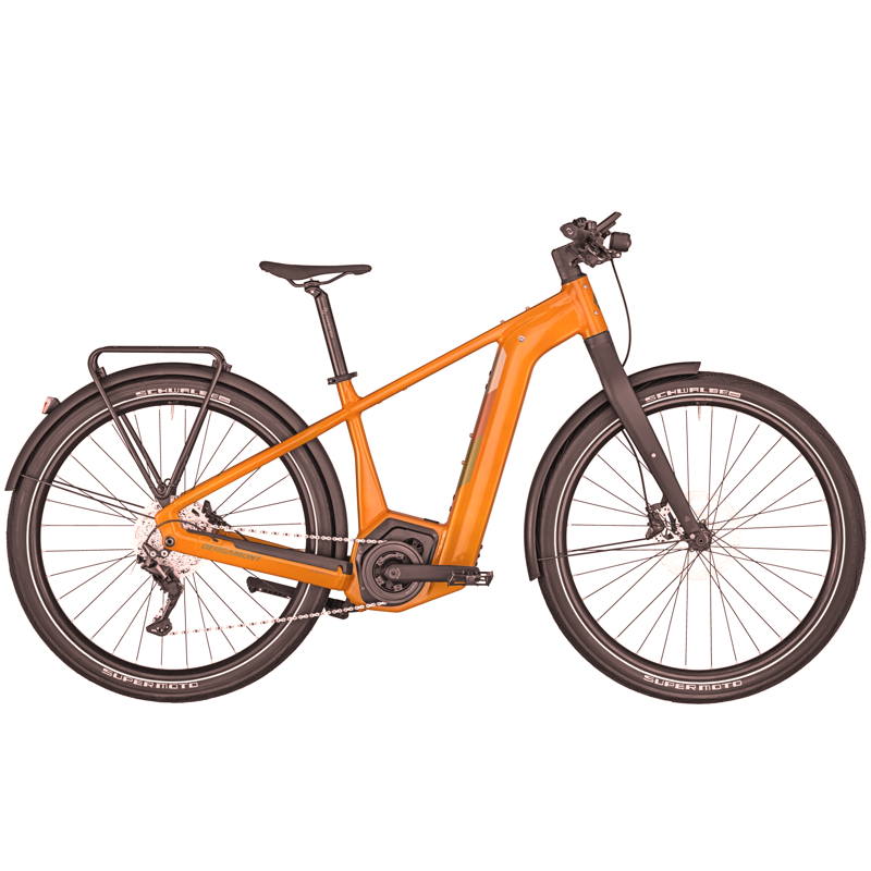 Balfes Bikes Bergamont E-Revox Sport Rigid EQ Electric Hybrid Bike 2025 in Shiny Sunny Orange | Free postage over £30, £10 off first order, price match & 0% finance.