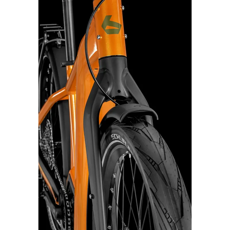 Bergamont E-Revox Sport Rigid EQ Electric Hybrid Bike 2025 in Shiny Sunny Orange-3