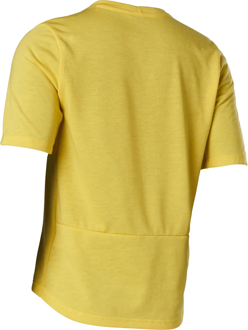 Fox Racing Youth Ranger Drirelease Short Sleeve Jersey in Pear Yellow-1