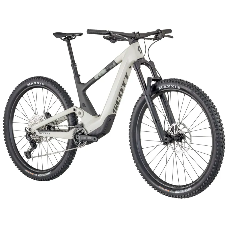 Scott Voltage eRIDE 920 Electric Full Suspension Mountain Bike 2025 in White-1