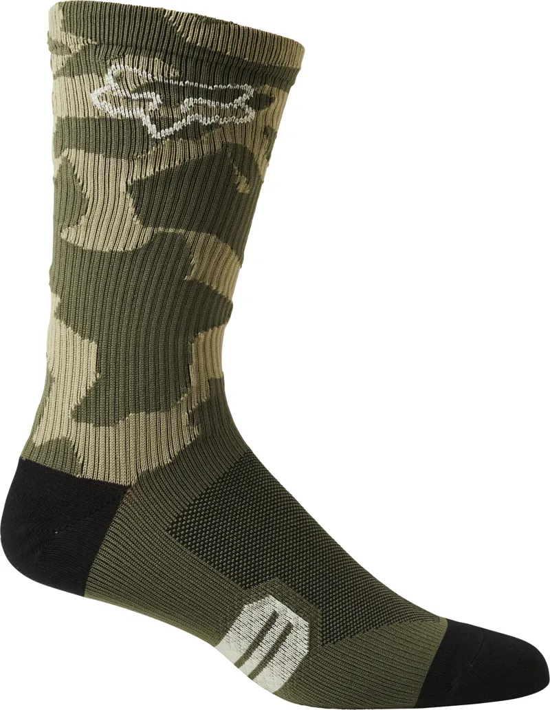 Fox Clothing 8in Ranger Sock in Green Camo