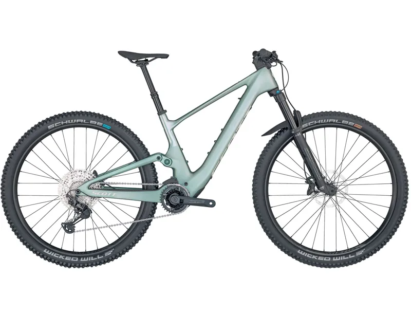 Balfes Bikes Scott Contessa Lumen eRIDE 900 Full Suspension Electric Mountain Bike 2025 in Green | Free postage over £30, £10 off first order, price match & 0% finance.