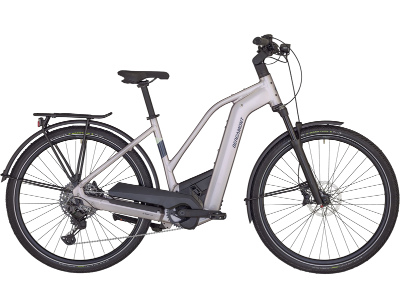 Balfes Bikes Bergamont E-Horizon Expert Premium Lady Electric Hybrid Bike 2025 in Silver | Free postage over £30, £10 off first order, price match & 0% finance.