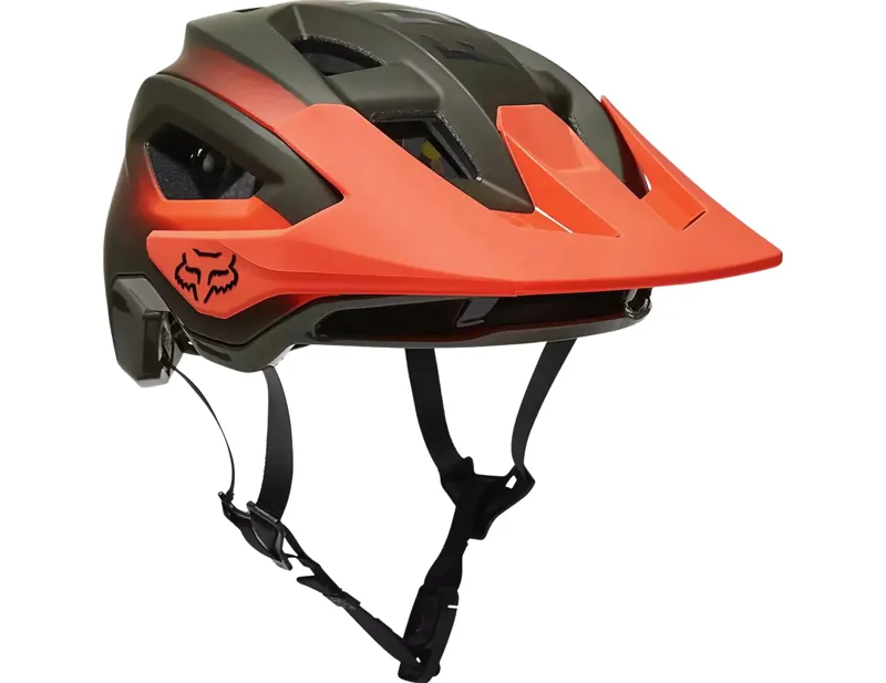 Fox Racing Speedframe Pro Fade Helmet in Green
