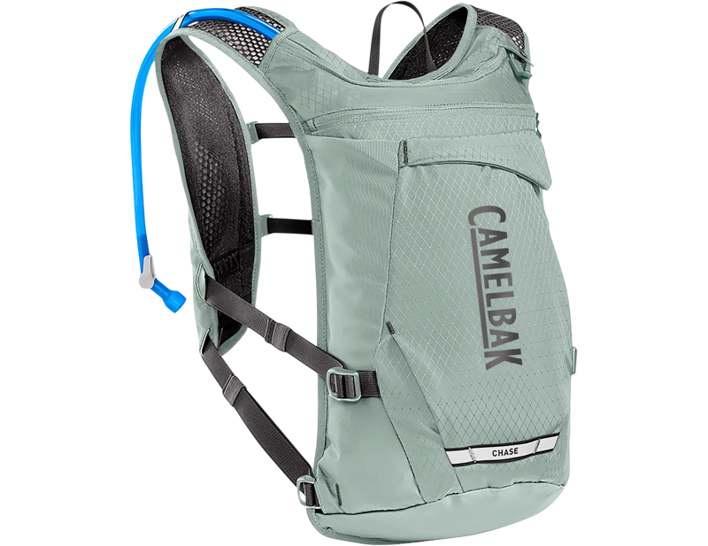 Balfes Bikes Camelbak Chase Adventure 8 Hydration Vest with Crux 2L Reservoir in Silver Mist | Free postage over £30, £10 off first order, price match & 0% finance.