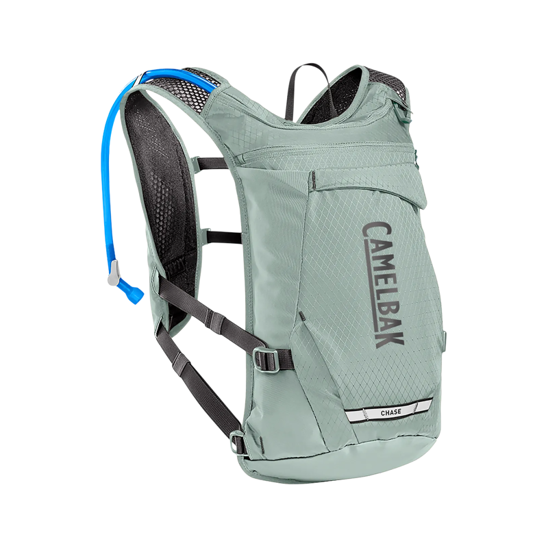 Balfes Bikes Camelbak Chase Adventure 8 Hydration Vest with Crux 2L Reservoir in Silver Mist | Free postage over £30, £10 off first order, price match & 0% finance.