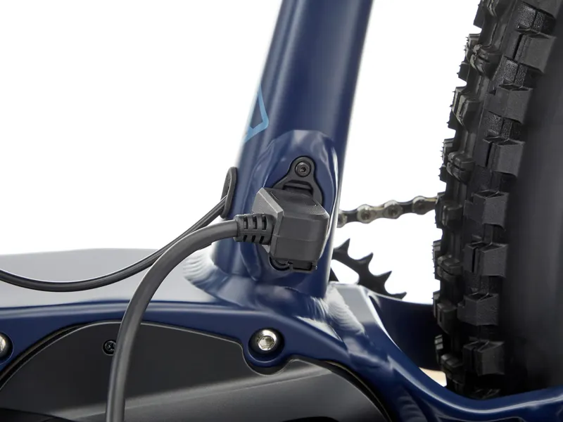 Kona Remote Electric Mountain Bike 2026 in Matte Midnight w/ Blue-Grey Decals-9