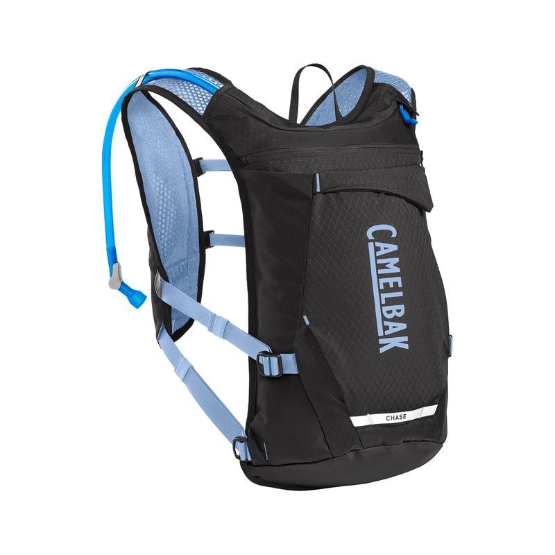Balfes Bikes Camelbak Women's Chase Adventure 8 Hydration Vest with Crux 2L Reservoir in Black/Iris | Free postage over £30, £10 off first order, price match & 0% finance.