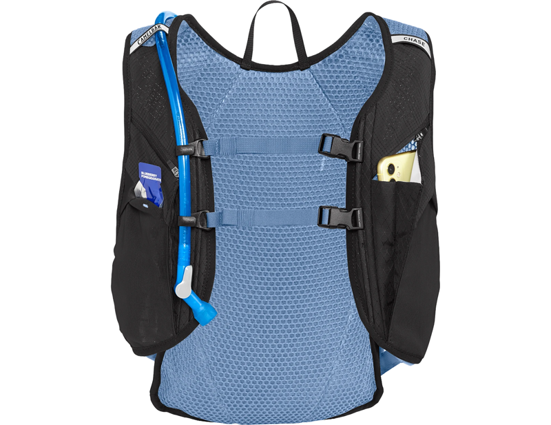 Camelbak Women's Chase Adventure 8 Hydration Vest with Crux 2L Reservoir in Black/Iris-2