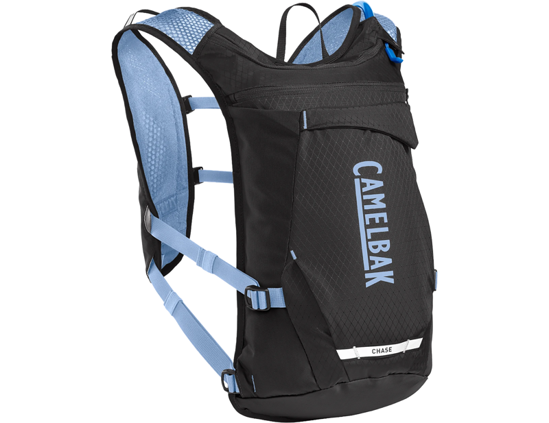 Camelbak Women's Chase Adventure 8 Hydration Vest with Crux 2L Reservoir in Black/Iris-1