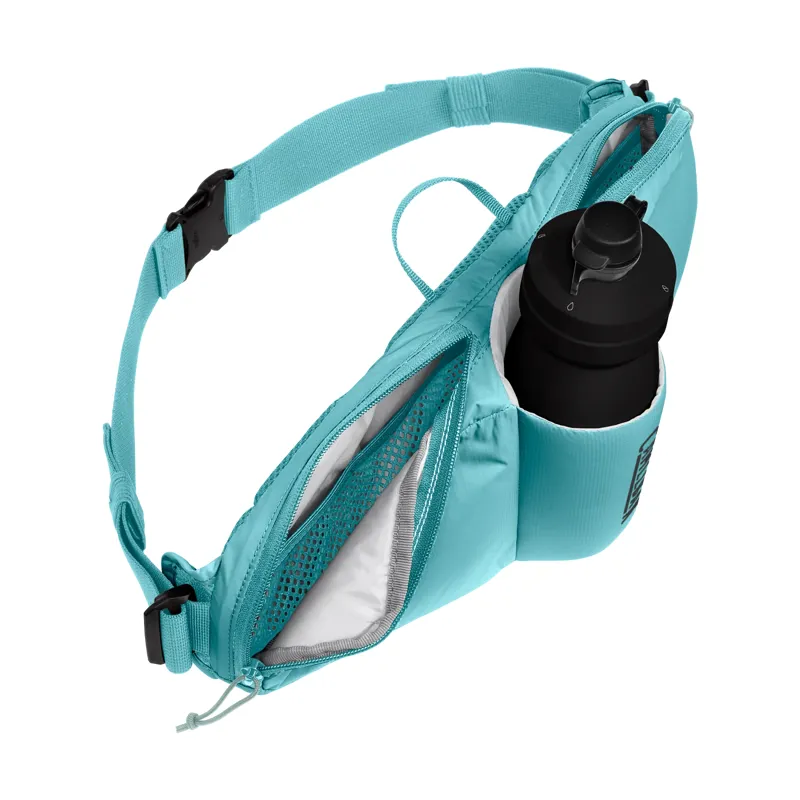 Camelbak Podium Flow 2 Waist Pack with 21oz Podium Dirt Series Bottle in Arctic Blue-2