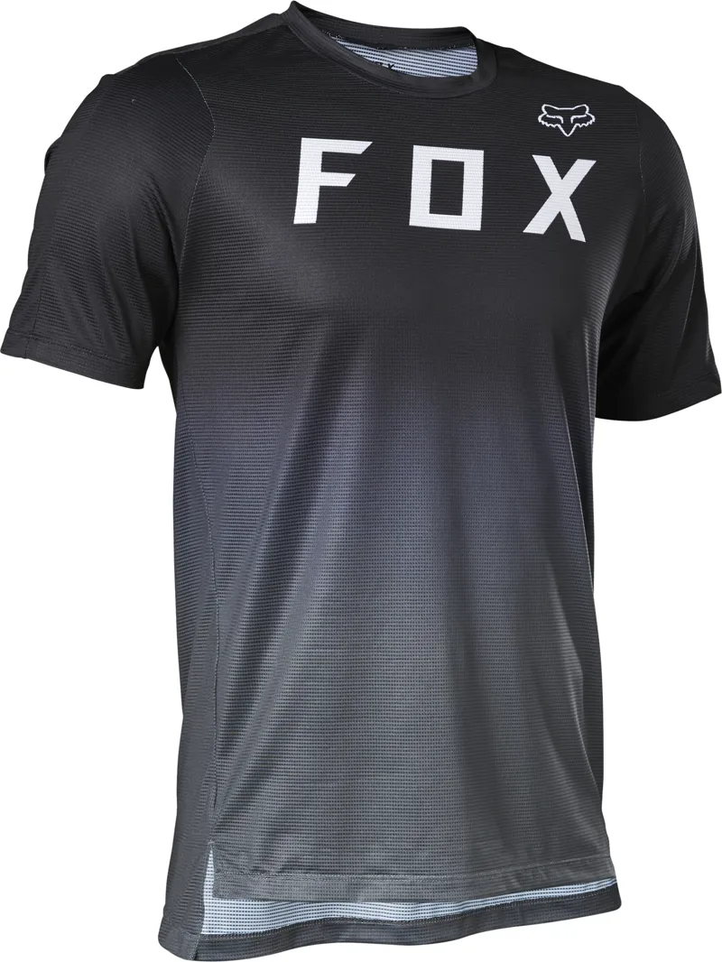 Fox Racing Flexair Short Sleeve MTB Jersey in Black