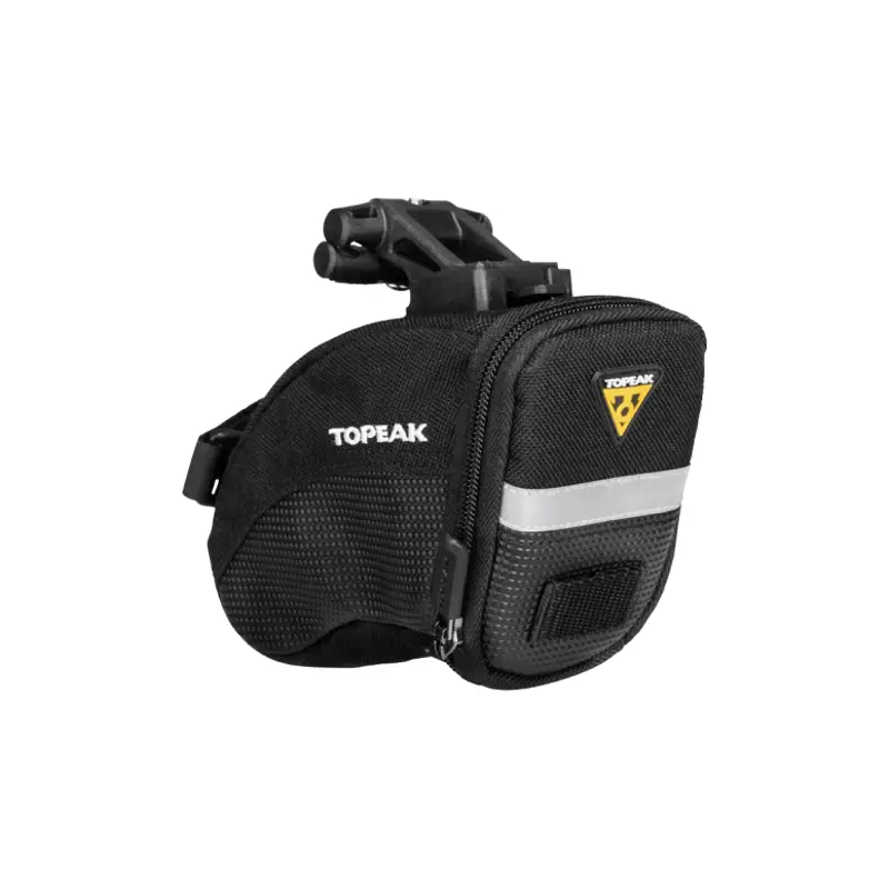 Balfes Bikes Topeak Aero Wedge Large Saddle Bag Quick Release in Black | Free postage over £30, £10 off first order, price match & 0% finance.
