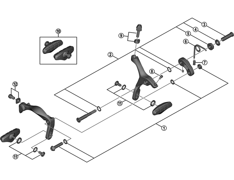 Balfes Bikes Shimano BR-4700 arm spring for rear | Free postage over £30, £10 off first order, price match & 0% finance.