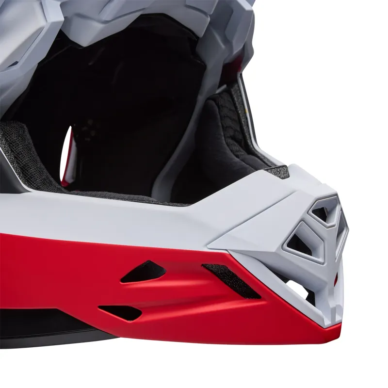 Bell Full-10 MIPS Level Set Full Face Helmet in White/Red-6