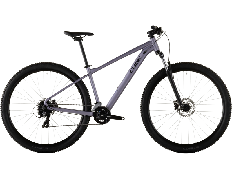 Cube Aim One Hardtail Mountain Bike 2026 in Lightpurple/Chrome