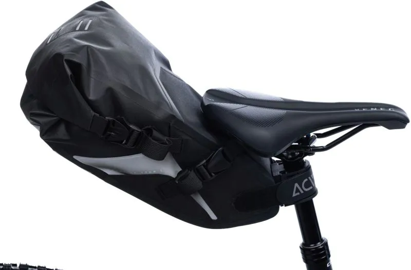 Acid Saddle Bag Pack Pro 6 in Black-3