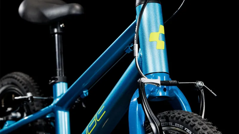 Cube Numove 140 14 Inch Wheel Kids Bike 2025 in Blue/Lime-3