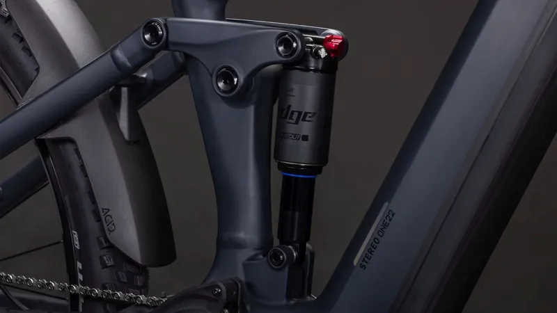 Cube Stereo Hybrid one22 Pro 600 Electric Full Suspension Mountain Bike 2026 in Night/Chrome-4