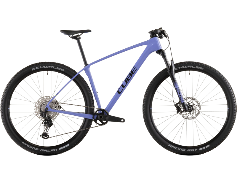 Cube Reaction C:62 One Hardtail Mountain Bike 2026 in Lucid Lilac/Black