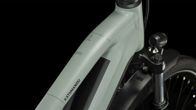 Cube Kathmandu Hybrid One 750 Electric Hybrid Bike 2025 in Swamp Grey Trapeze-1