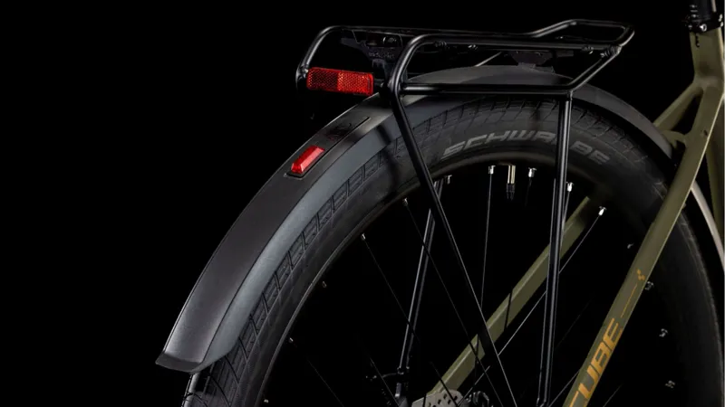 Cube Hyde Pro Fe Hybrid Bike 2025 in Dusty Olive/Gold-3