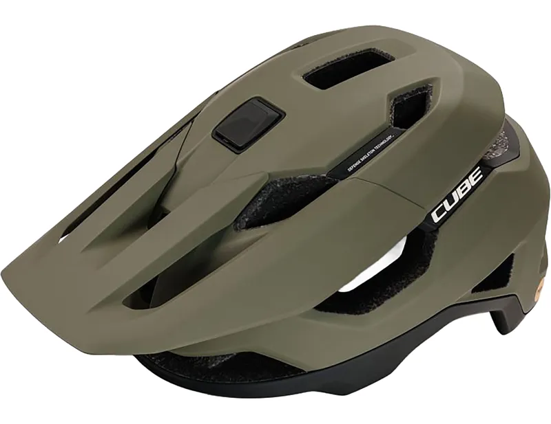 Balfes Bikes Cube CUBE HELMET TROOPER in TM OLIVE | Free postage over £30, £10 off first order, price match & 0% finance.
