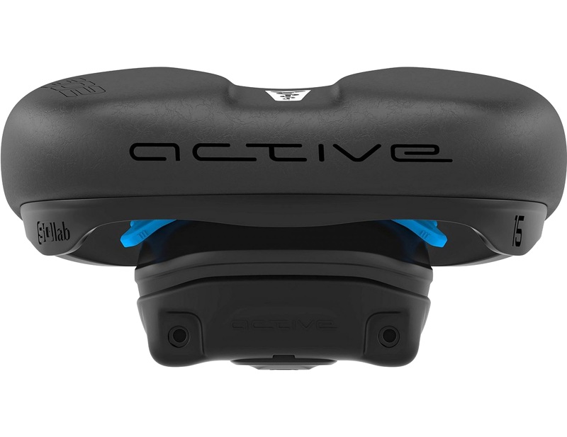 SQlab 602 M-D Active 2.1 Trekking Saddle in Black-5