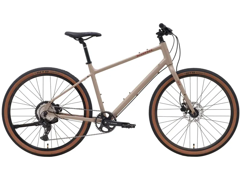 Balfes Bikes EX DISPLAY Kona Dew Commuter Bike Small 2026 in Satin Toffee w/ Leather Decals | Free postage over £30, £10 off first order, price match & 0% finance.