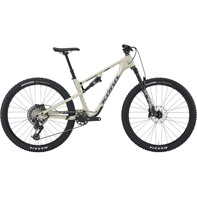 Balfes Bikes Kona Hei Hei CR Full Suspension Mountain Bike in White | Free postage over £30, £10 off first order, price match & 0% finance.