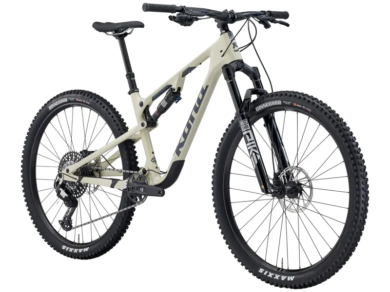 Kona Hei Hei CR Full Suspension Mountain Bike in White-1