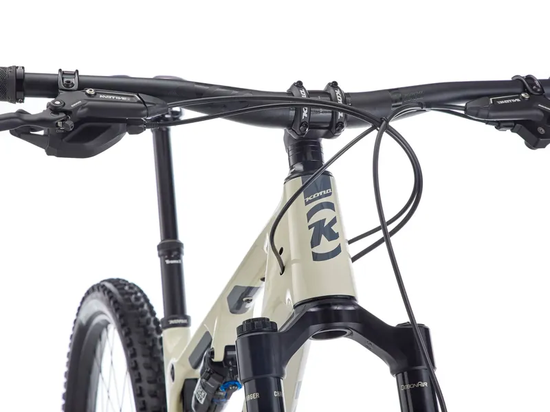 Kona Hei Hei CR Full Suspension Mountain Bike in White-4