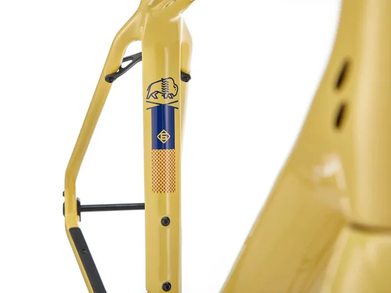 Kona Libre CR G2 Gravel Frameset 2026 in Yellow-3