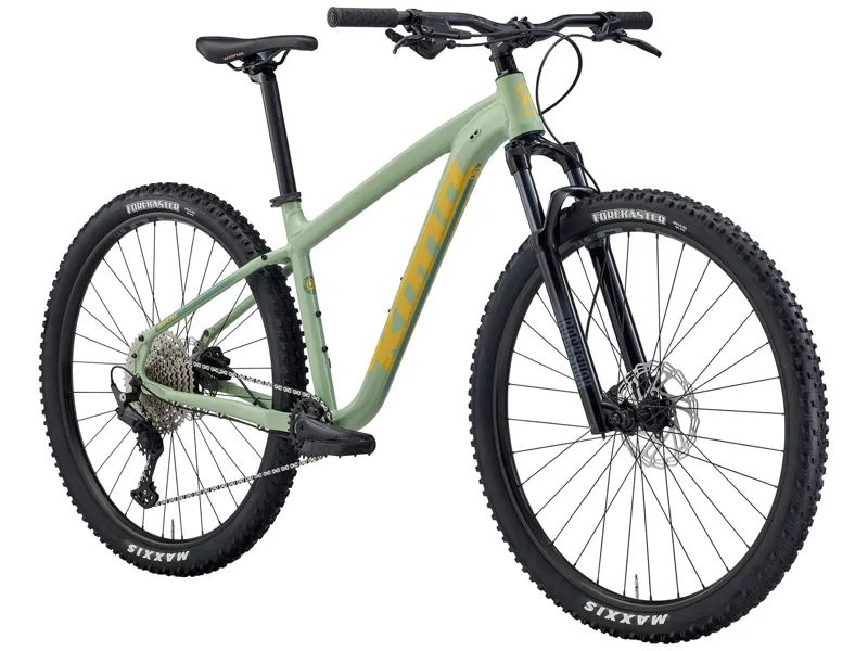 Kona Mahuna Hardtail Mountain Bike 2026 in Green-1