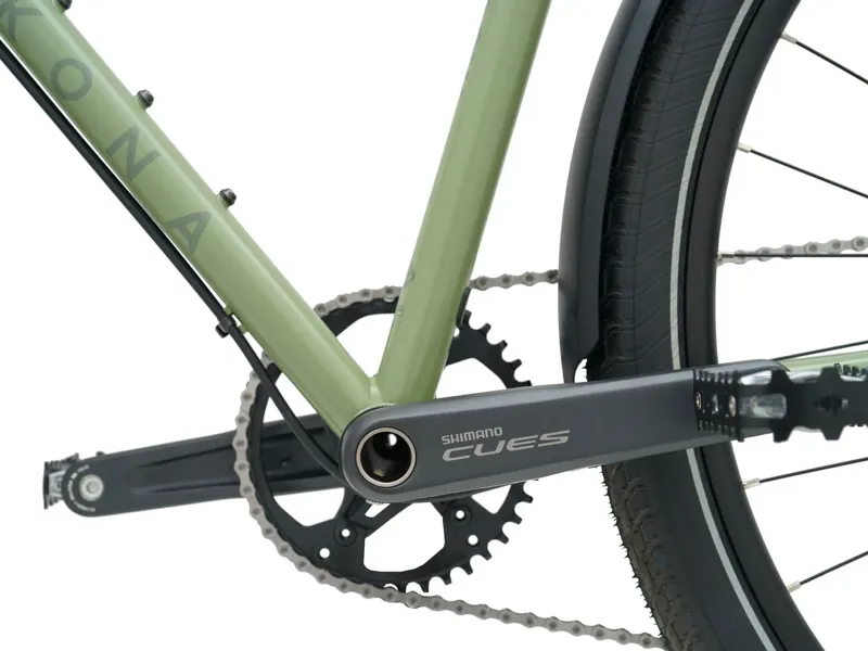 Kona Dr Dew Urban Bike 2026 in Green-7