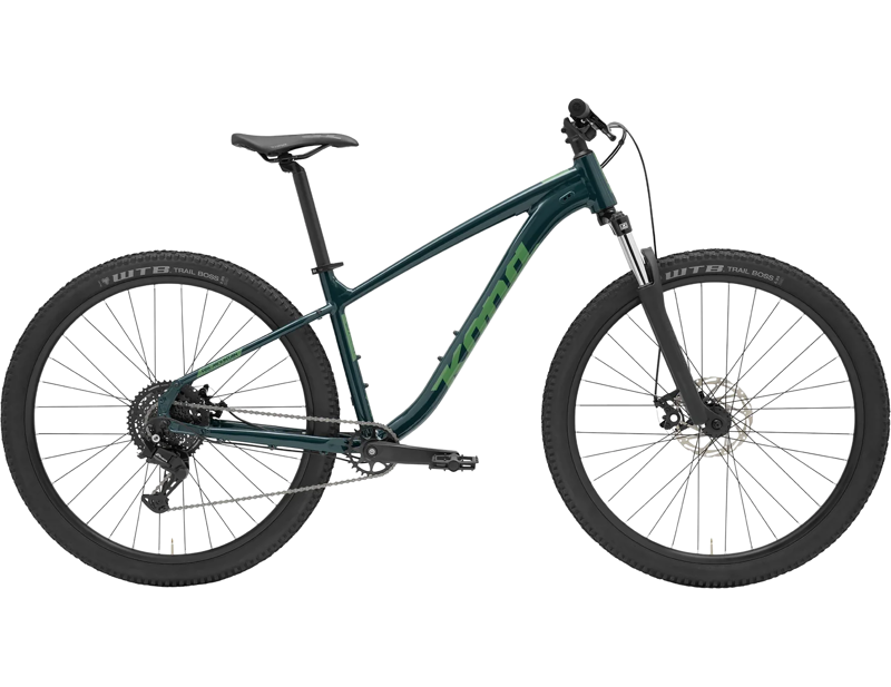 Balfes Bikes Kona Fire Mountain  Hardtail Mountain Bike 2026 in Green | Free postage over £30, £10 off first order, price match & 0% finance.