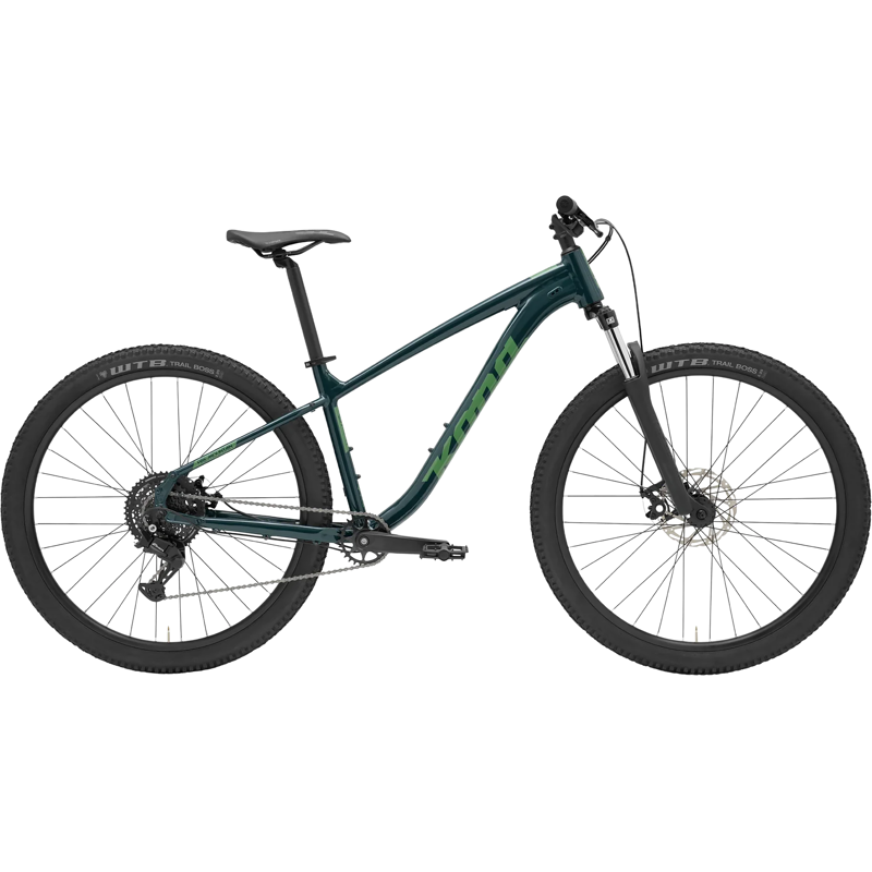 Balfes Bikes Kona Fire Mountain Hardtail Mountain Bike 2026 in Green | Free postage over £30, £10 off first order, price match & 0% finance.