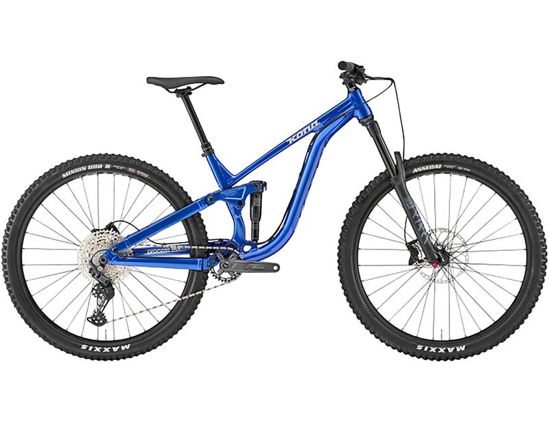 Kona Process 153 29in Wheel G2 Full Suspension Mountain Bike in Blue