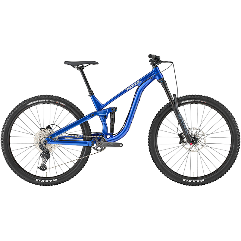 Balfes Bikes Kona Process 153 29in Wheel G2 Full Suspension Mountain Bike in Blue | Free postage over £30, £10 off first order, price match & 0% finance.