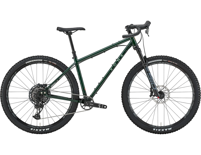 Kona LBF Hardtail Mountain Bike 2026 in Green
