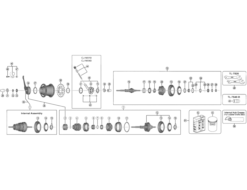 Balfes Bikes Shimano SG-7R45 Nexus ball retainer F 3/16 x 12 | Free postage over £30, £10 off first order, price match & 0% finance.