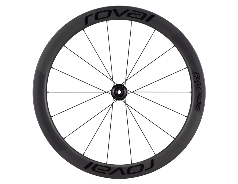 Roval Rapide CLX II 700c Front Road Wheel in Carbon/Black-1