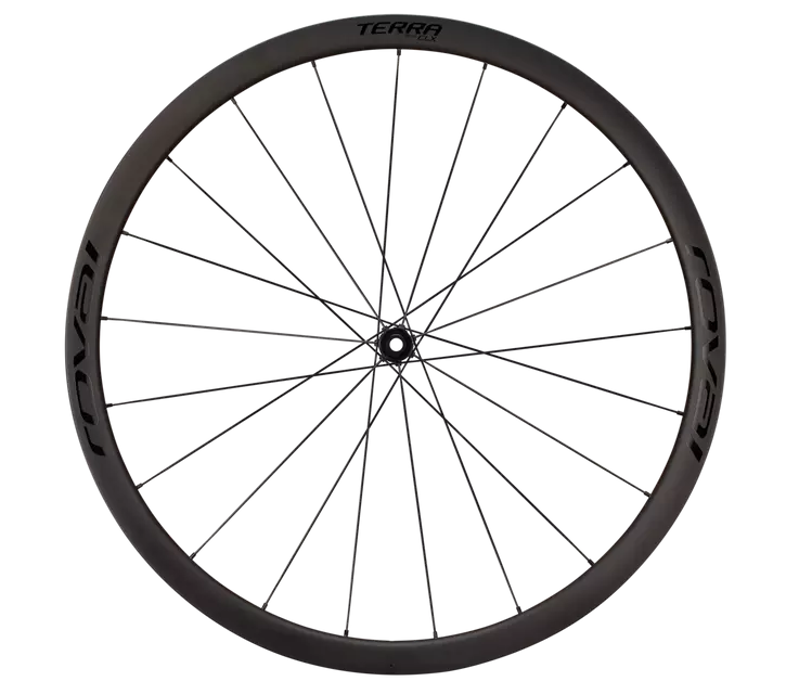 Roval Terra CLX II 700c Carbon Front Wheel in Gloss Black-1