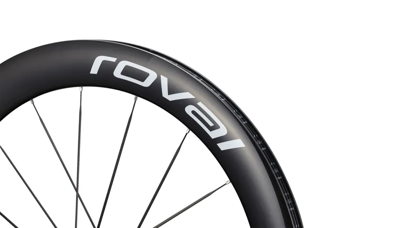 Roval Rapide Sprint CLX 700 Front Wheel in Gloss Carbon/Gloss White-1