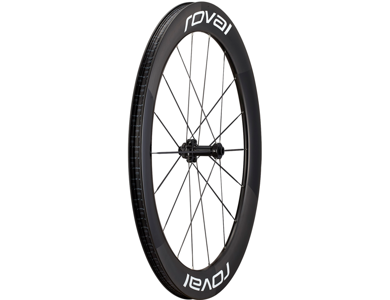 Roval Rapide Sprint CLX 700 Front Wheel in Gloss Carbon/Gloss White
